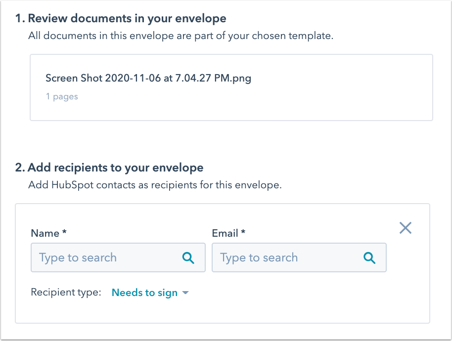 Use HubSpot's integration with DocuSign